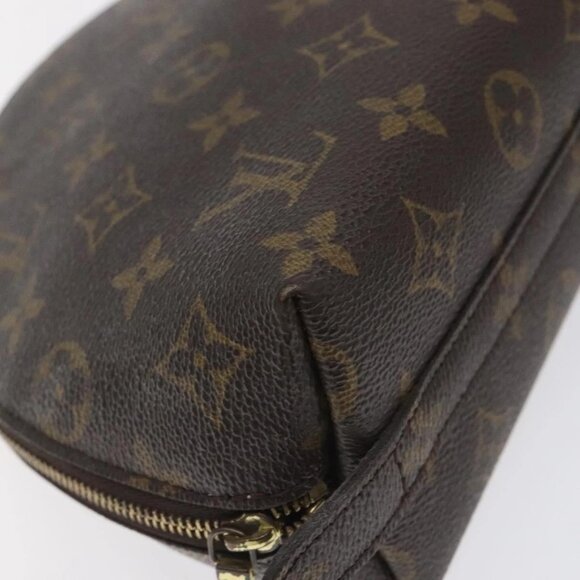 LOUIS VUITTON Monogram Trousse Demi Ronde Cosmetic Pouch M47520 LV Auth bs27472 - Picture 3 of 16